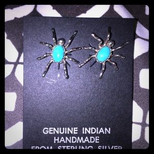 Beautiful Sterling silver Navajo made earrings