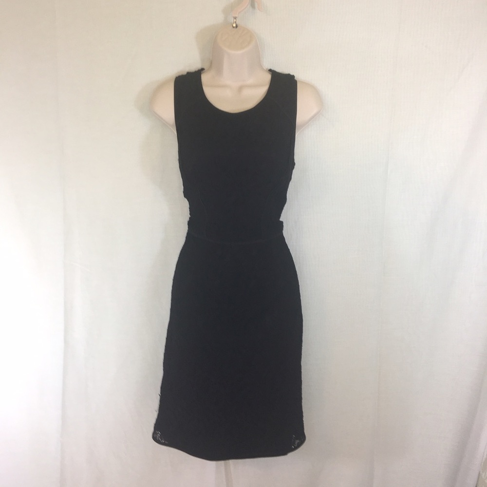 Ann Taylor Black Lace Dress-8