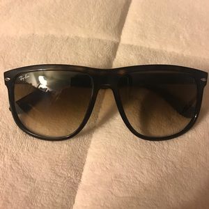 Rayban Boyfriend Flat Top Frame' 60mm Sunglasses