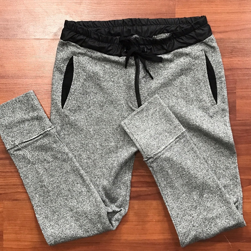 Gray joggers