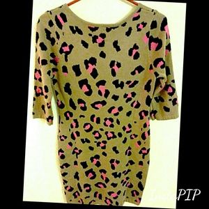 Leopard Sweater Dress