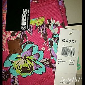 Roxy Denim Little Girls Jeans Floral Print NWT