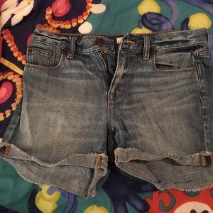 j. crew jean shorts