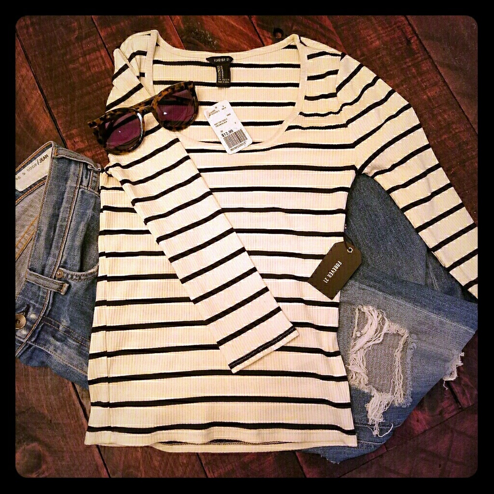 Forever 21 striped shirt