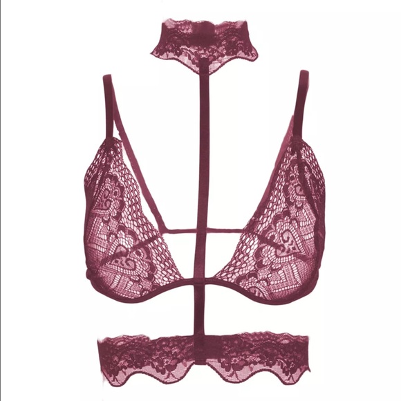 Lace bralette choker - Picture 2 of 2