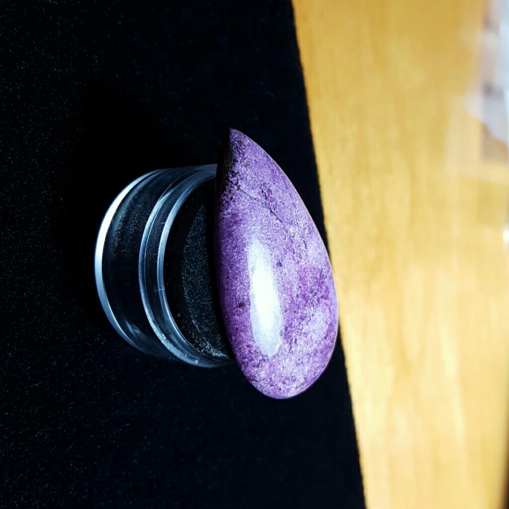 Natural Rare Pear Cabochon Purpurite AAA+ 24.75ctw