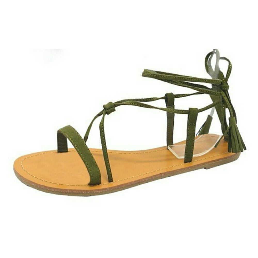 Lace up sandals