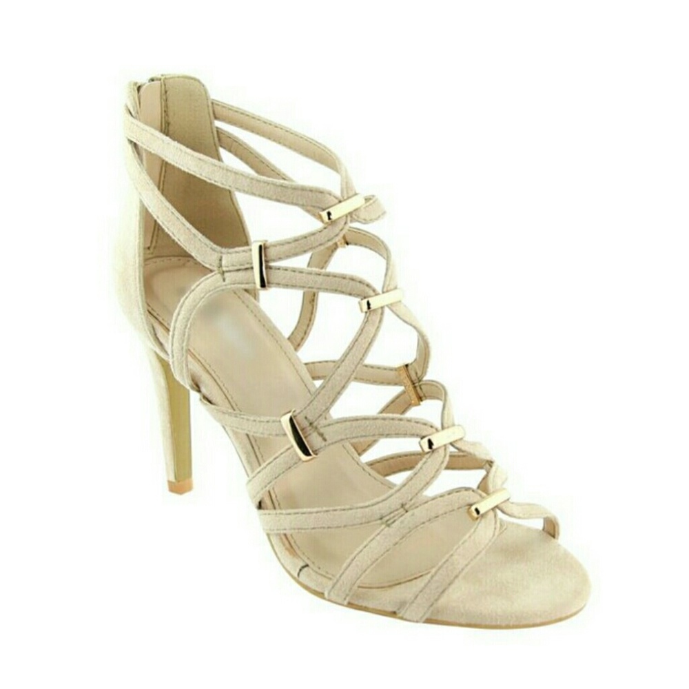 Beige heels