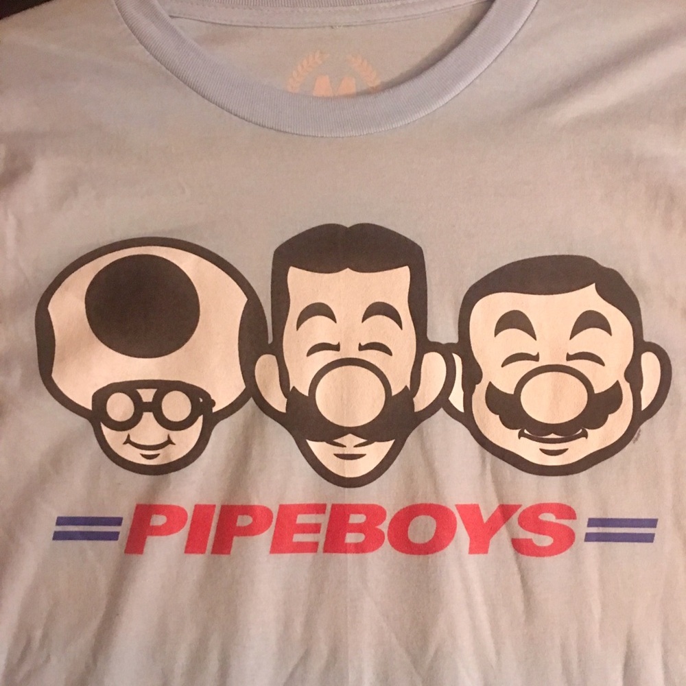 NWOT Pipe Boys Nintendo Super Mario Luigi Toad