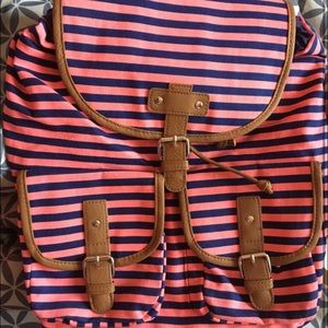 Pink & blue backpack!