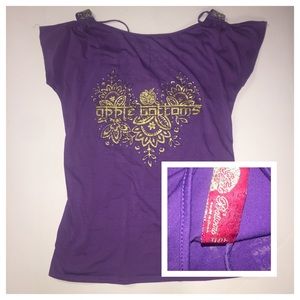 💲Final Sale💲Apple Bottoms open shoulders top