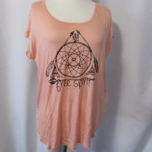 New free spirit peach size M
