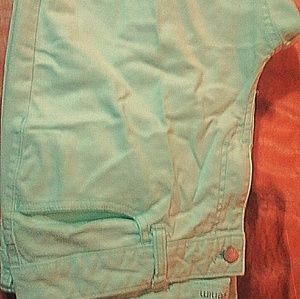 *Gifted* Ladies Mint Green skinny jeans size 16.
