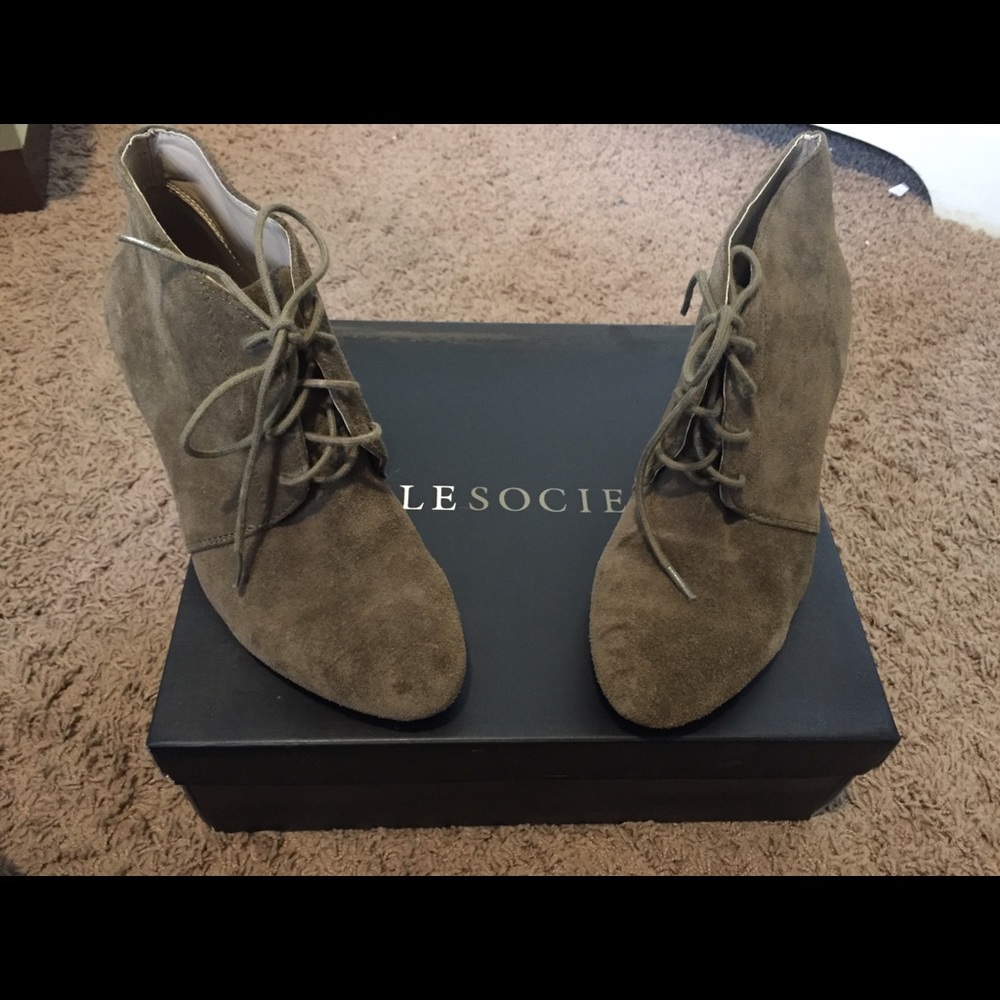 Sole society wedge booties