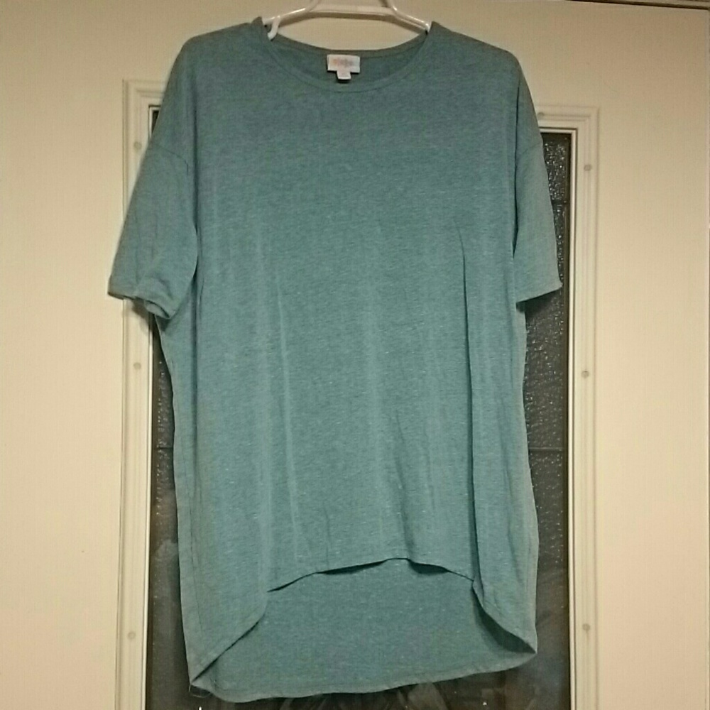 XS Heathered Teal LuLaRoe Irma Tunic