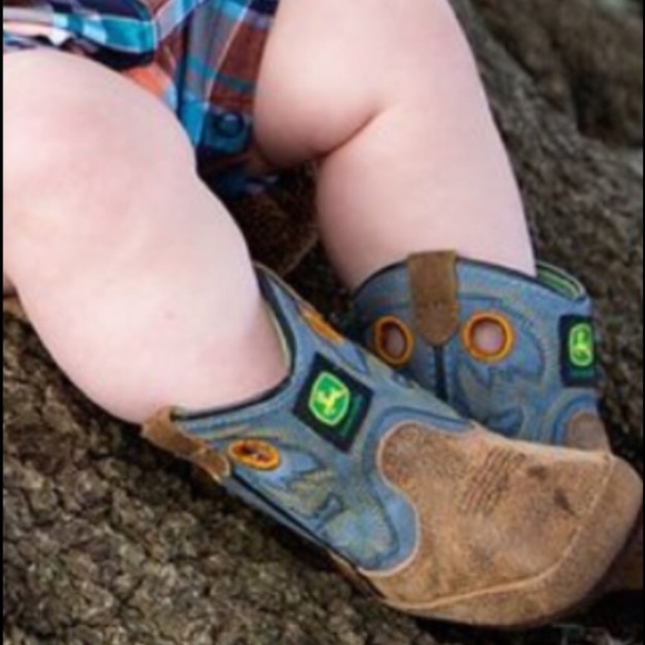 John Deere Other - John Deere baby cowboy boots!
