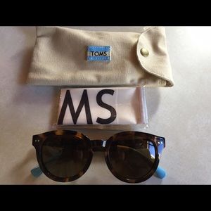 TOMS Eyewear Bellevue round tortoise sunglasses