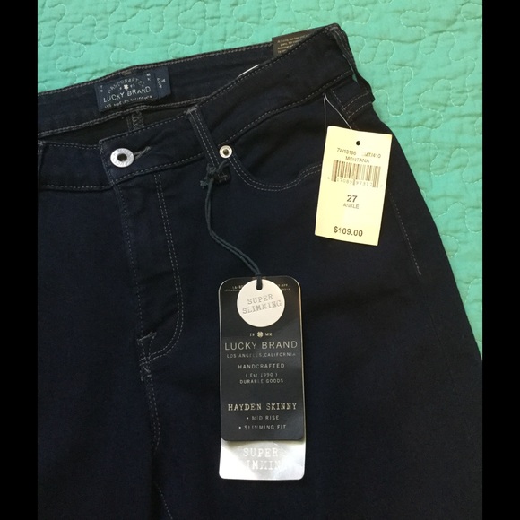 Lucky Brand Denim - Brand New Lucky Brand Hayden Skinny Midrise Jeans