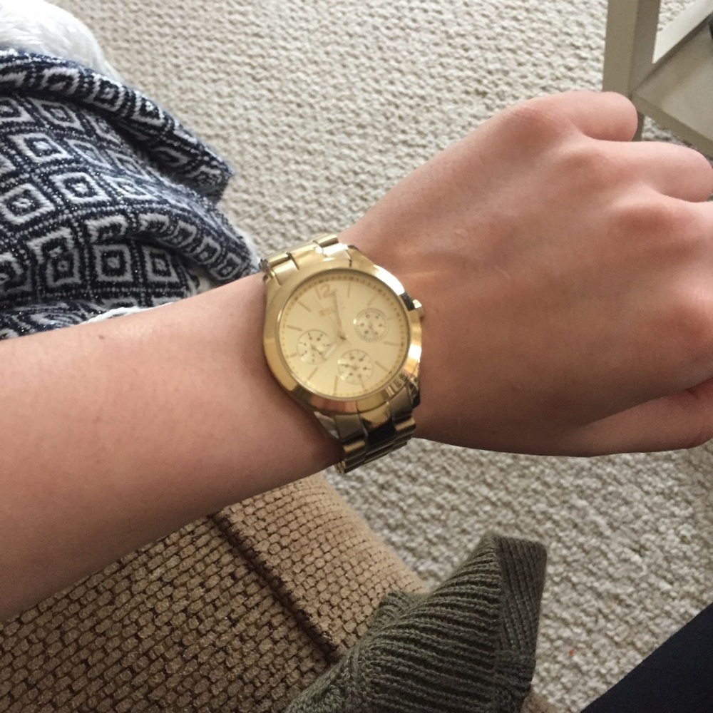 Relic By Fossil Gold Chronograph Watch - image 3