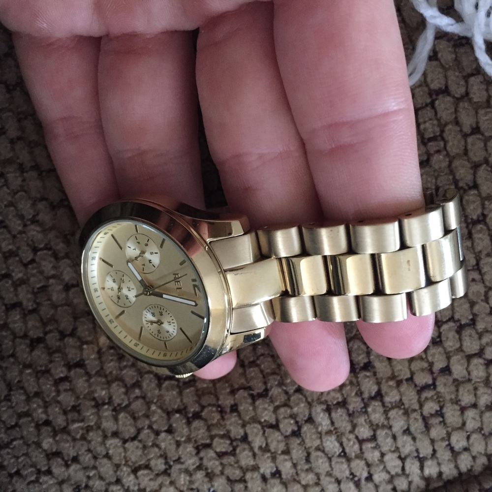 Relic By Fossil Gold Chronograph Watch - image 4