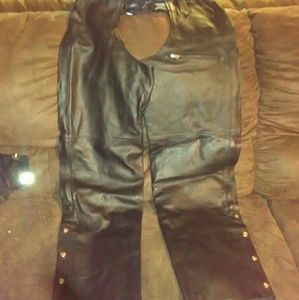 Genuine leather chaps