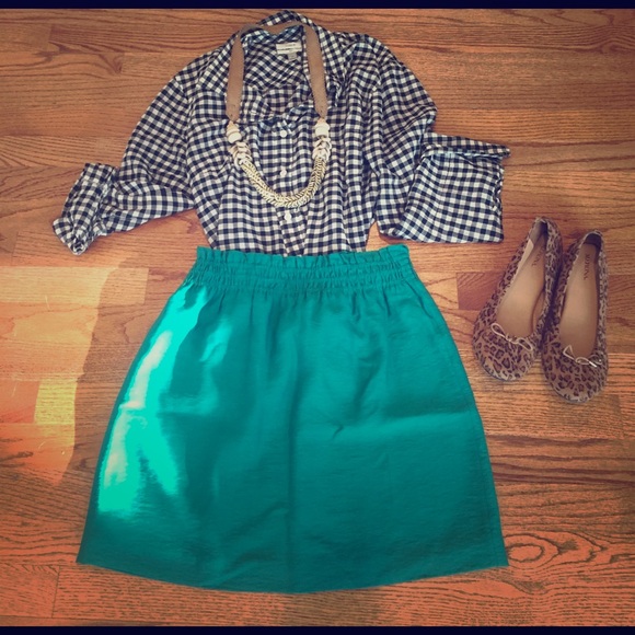 J. Crew Dresses & Skirts - Emerald Green J.Crew Skirt