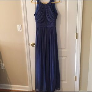 Bill Levkoff  bridesmaid dress sailor blue