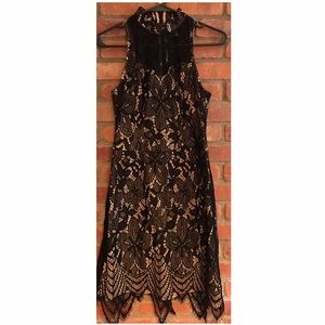 Black Lace Cocktail Dress