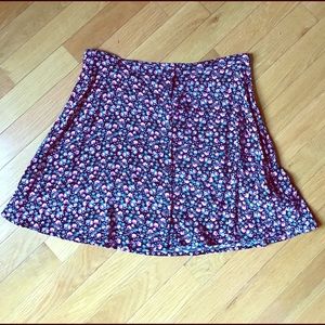 Floral Mini skirt