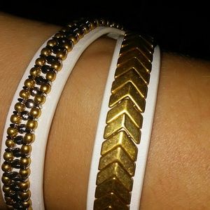 Leather wrap bracelet
