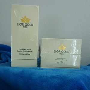 SOLD!!!Lior Gold Collagen Restoration Serum & Mask