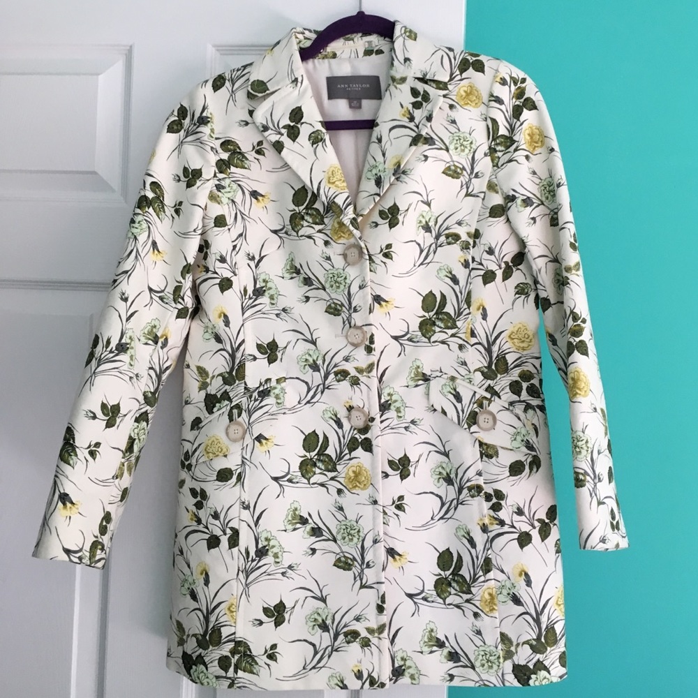 Ann Taylor lightweight long jacket