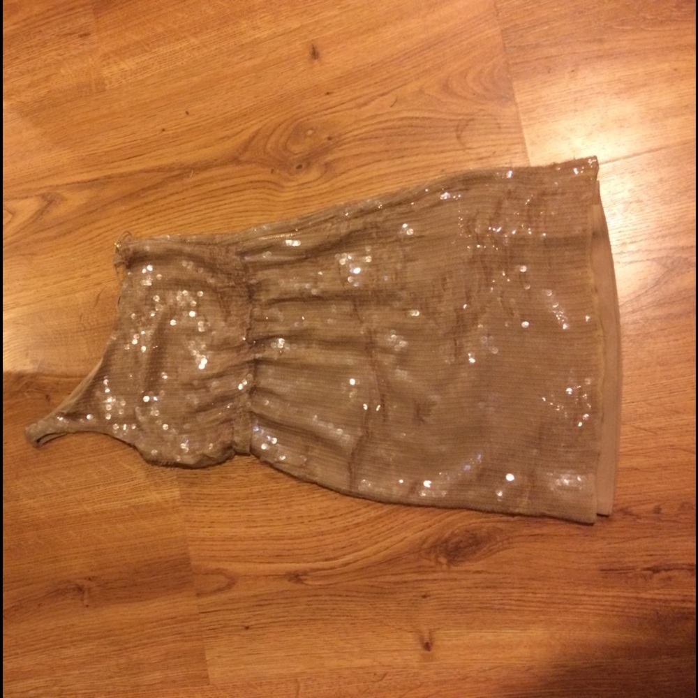 Alice and Olivia dress sequin one shoulder
