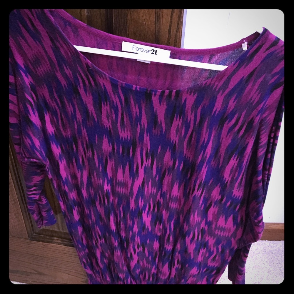 Long colorful top