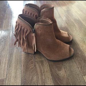 Tassle Peep Toe Heels