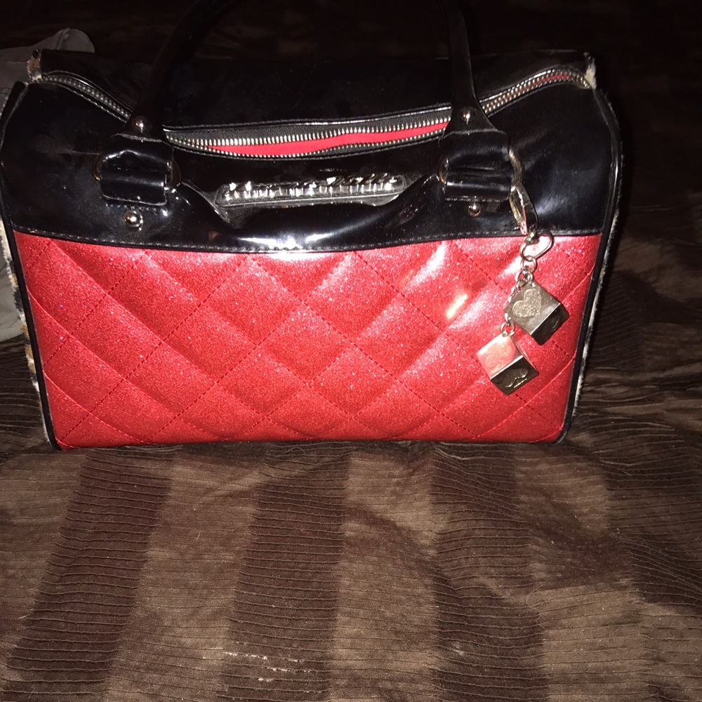 Lux de Ville purse handbag mini atomic pink