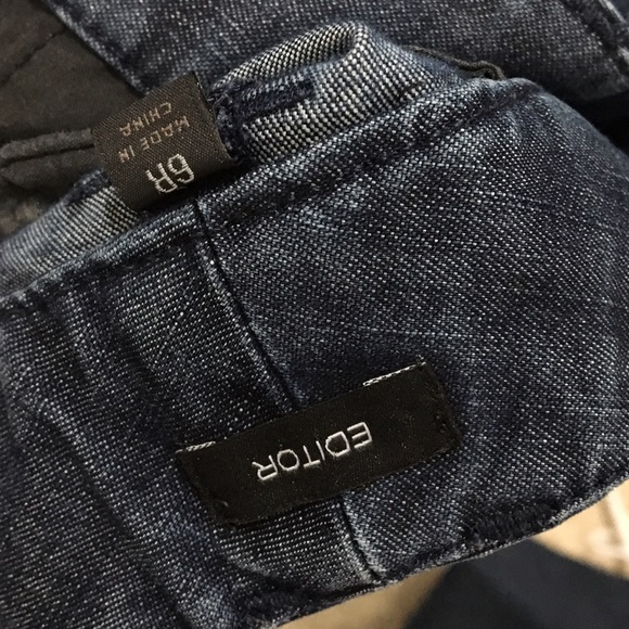 Denim look Express Editor trousers - Picture 2 of 2