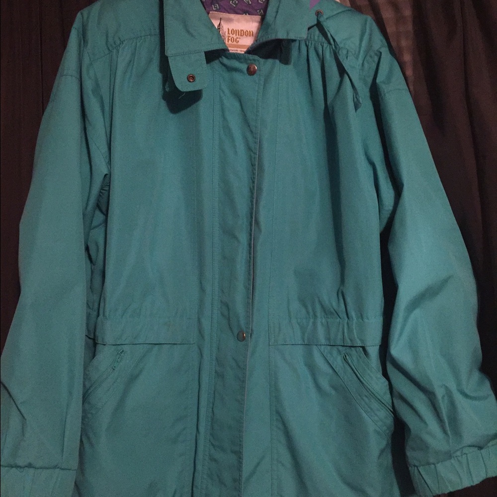 Teal London Fog Jacket size XL