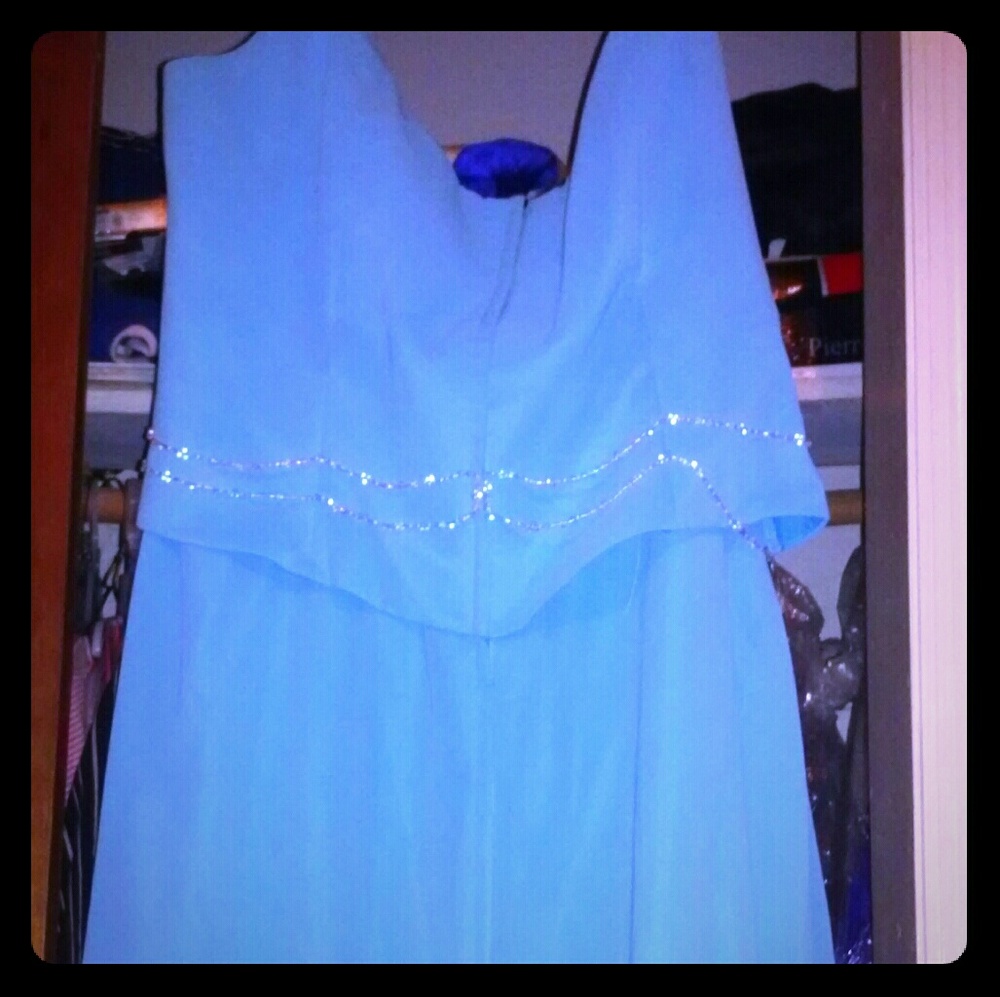 Turquoise bridesmaid dress or prom