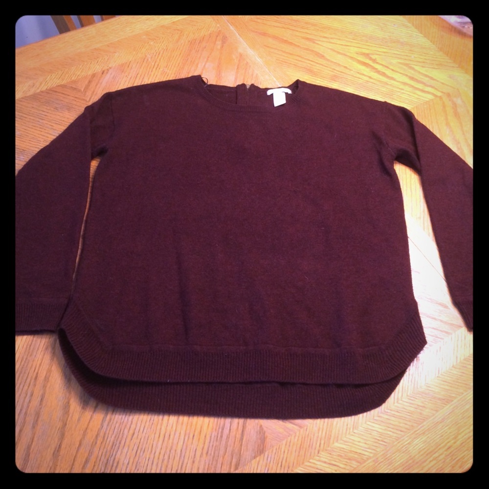 H&M Deep Maroon Sweater