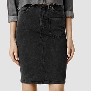 All Saints Skirts - Allsaints high waisted denim washed skirt. All Saints Skirts - Allsaints high waisted denim washed skirt.