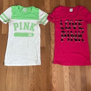 Victoria Secret's Pink shirts