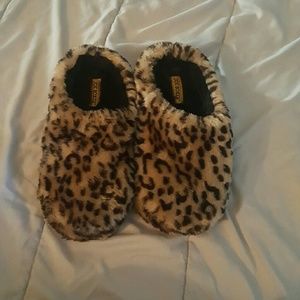 Joe boxer leopard slippers Clearance