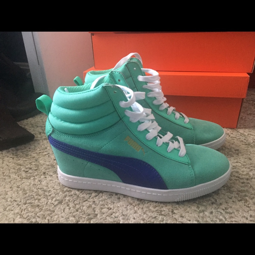Puma sneakers with a platform!!! 🤗