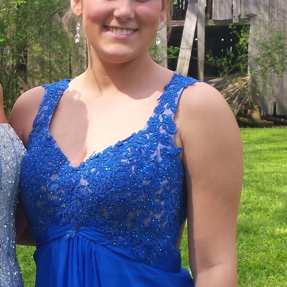Blue Prom Dress - Picture 1 of 2