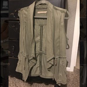 Women's green vest