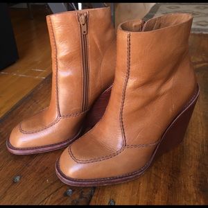 See by Chloe leather wedges