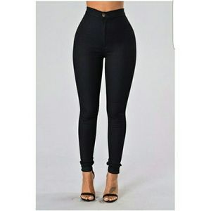 Super high waisted skinnies