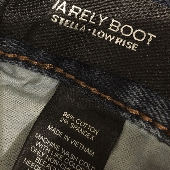 Express Stella Low Rise Barely Bootcut Jeans - Picture 3 of 3