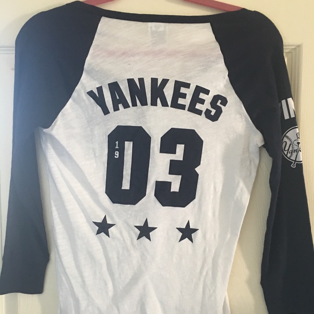 Victoria's Secret PINK • NY Yankees Baseball Tee